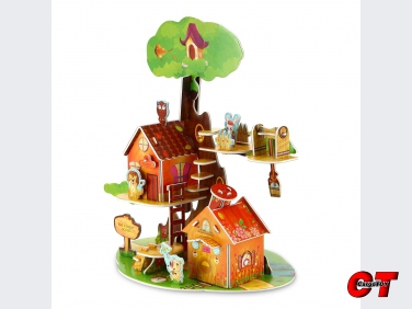 ตัวต่อบ้านต้นไม้ 3D puzzle