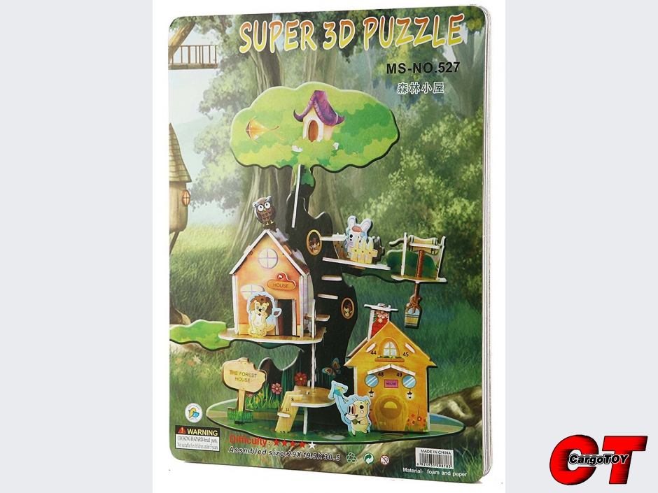 ตัวต่อบ้านต้นไม้ 3D puzzle